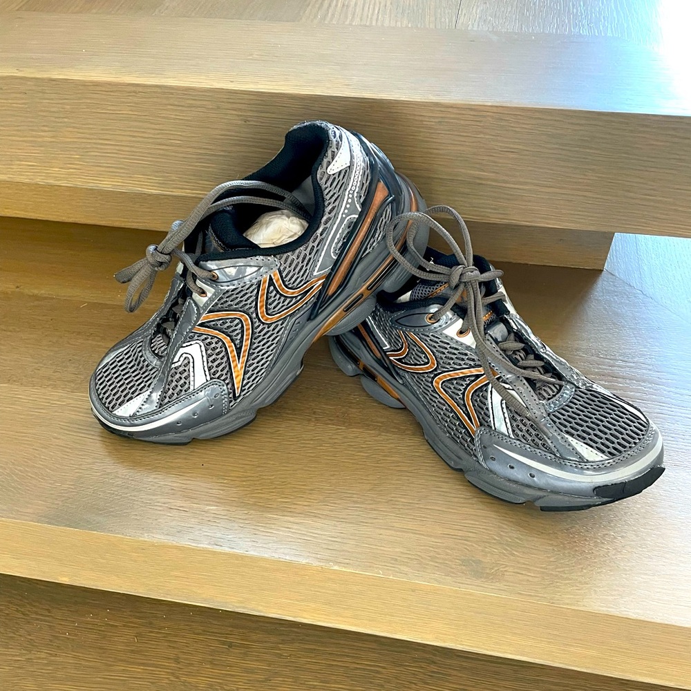 Aetrex Mens RX Runner Medium Width Grey/Copper